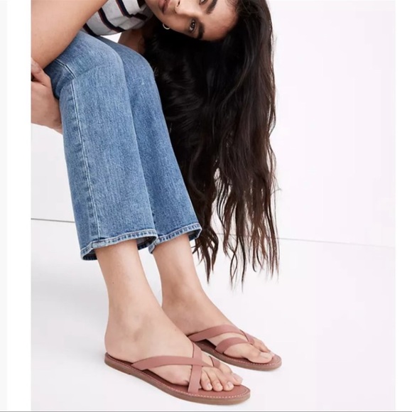 Madewell | Shoes | Nwot Madewell The Boardwalk Thong Sandal Risa Rose Dust | Poshmark